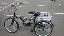 Грузовой трехколесный велосипед с мотором cb-80